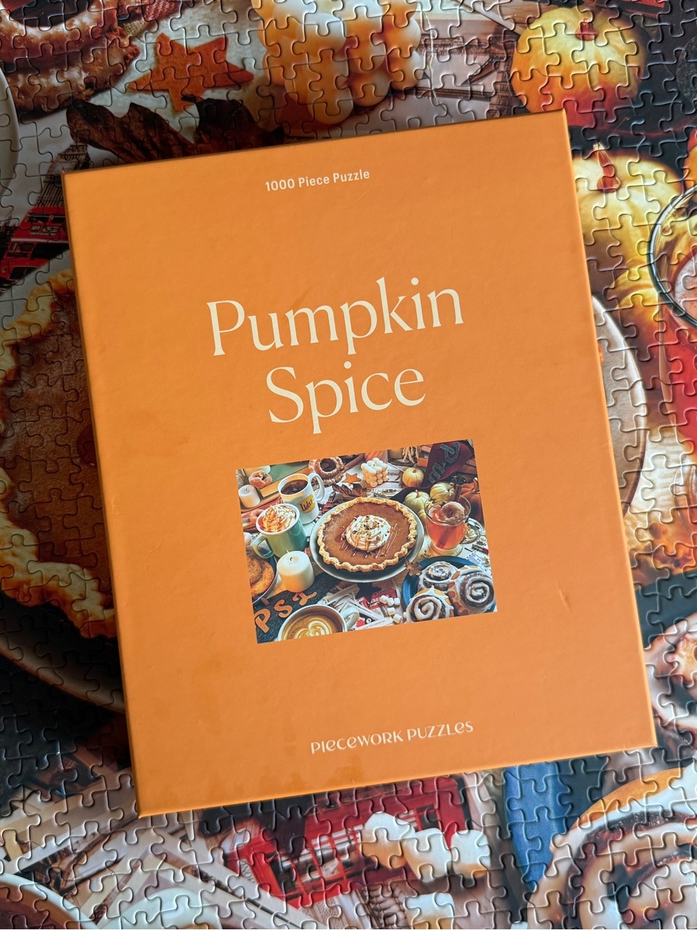 Piecework Puzzles Pumpkin Spice 1000-piece jigsaw puzzle